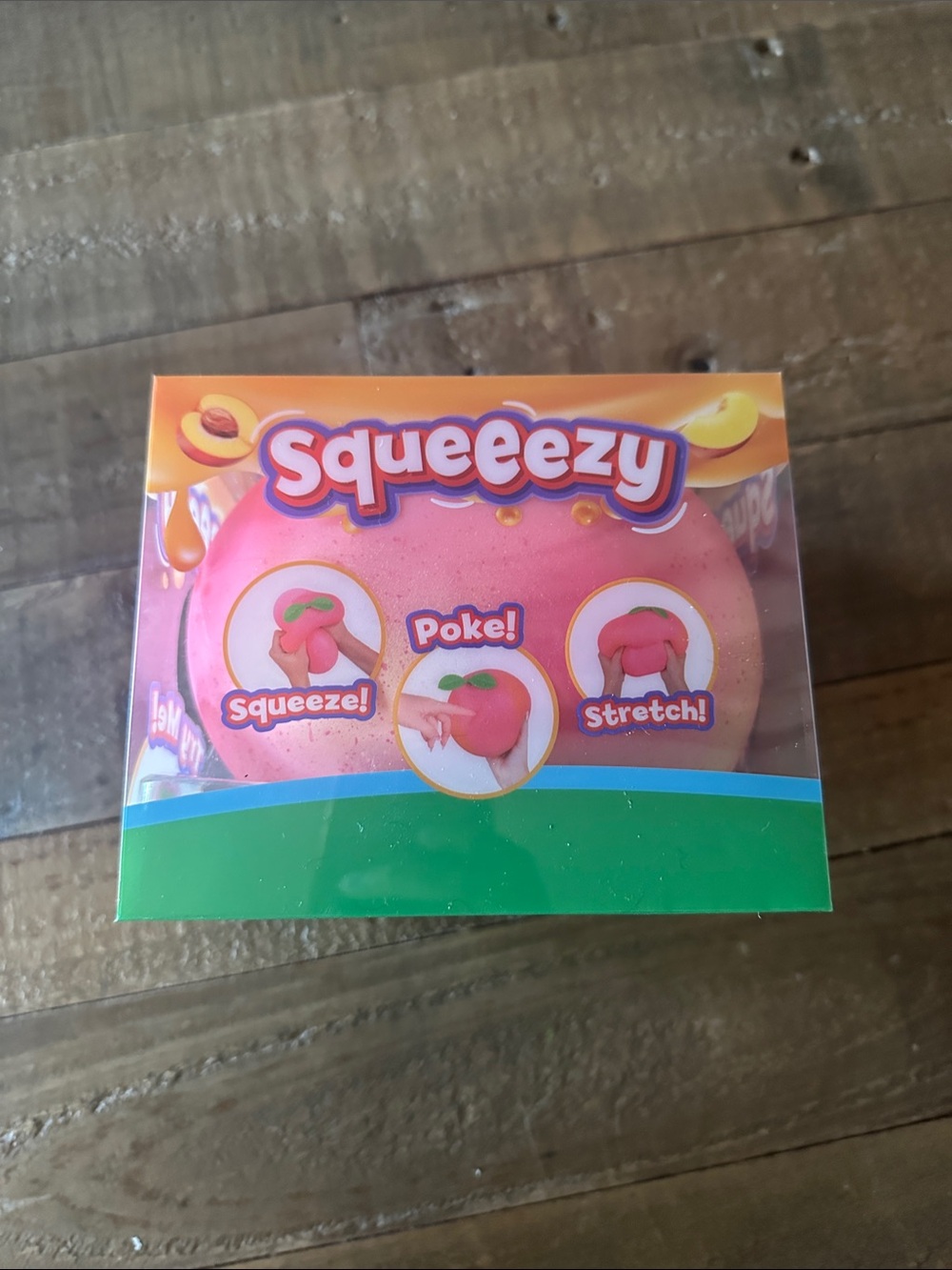 Squeezy Pink Peach Large Squeezable Squishy Fidget Toy